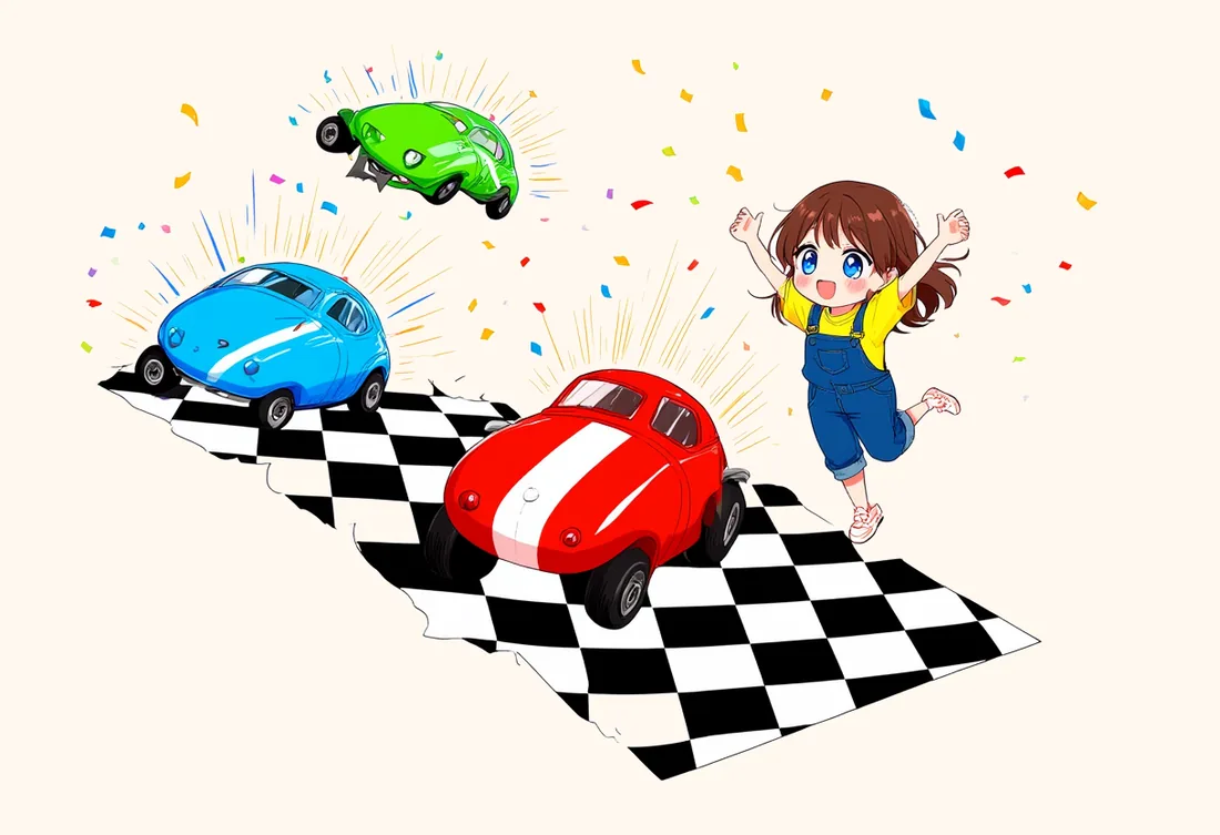 Red Wins the Big Race!