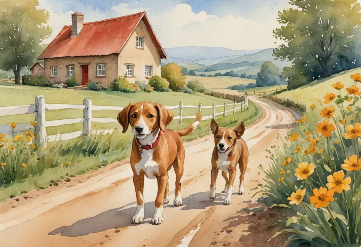 Past the Cottages