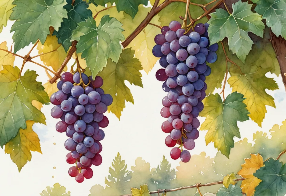 He Spots the Grapes