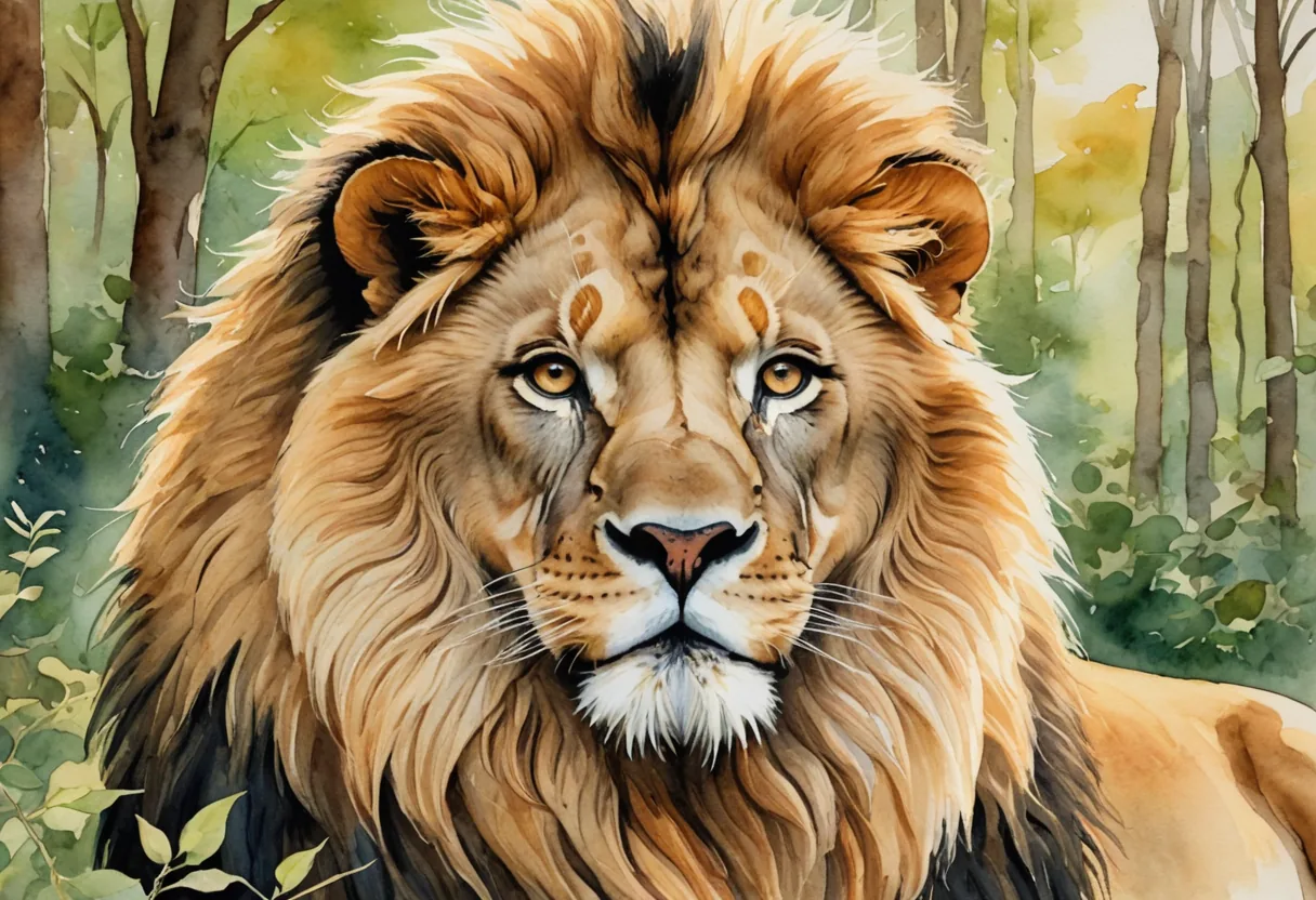 The Lion Is Angry
