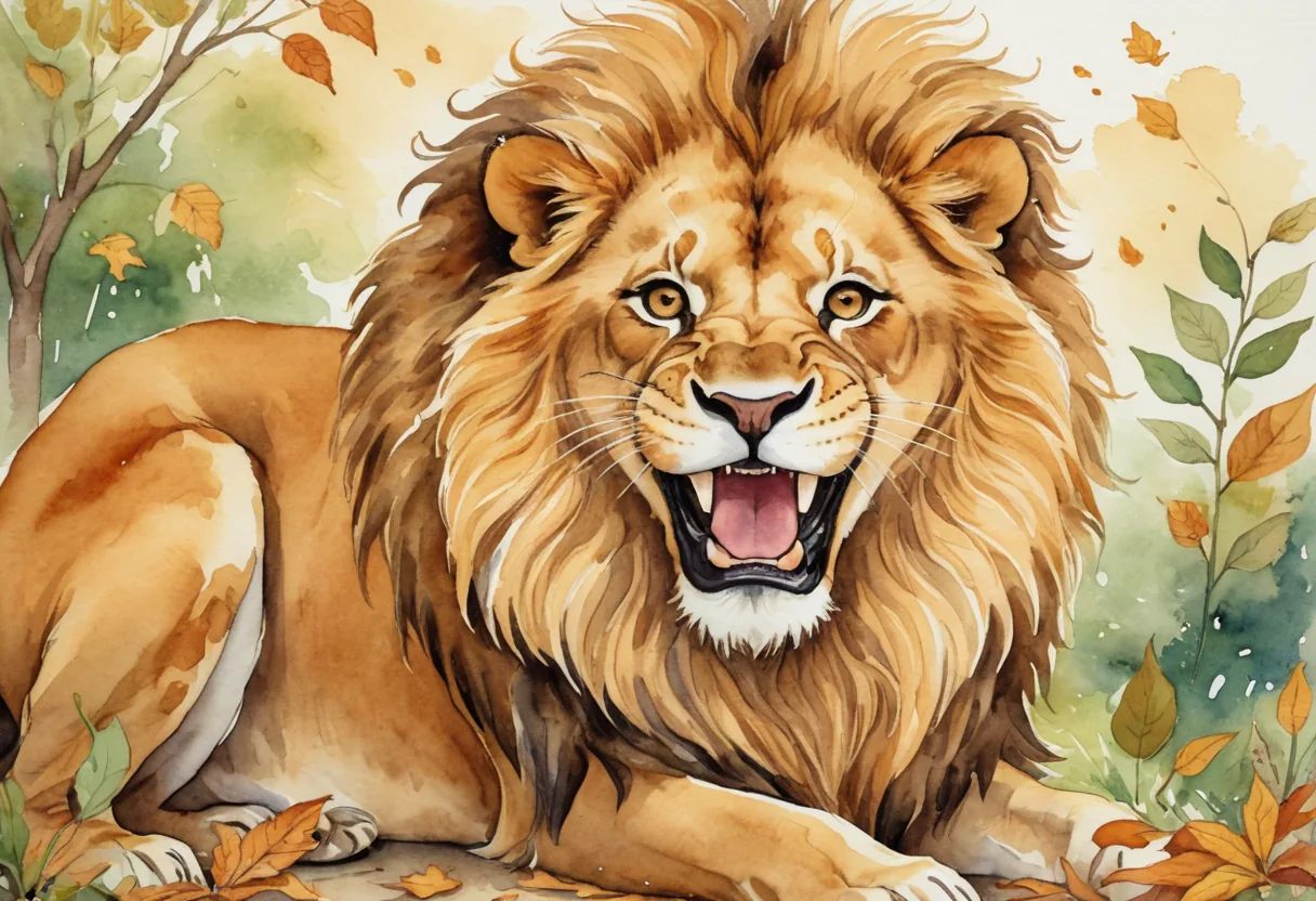 The Lion Laughs