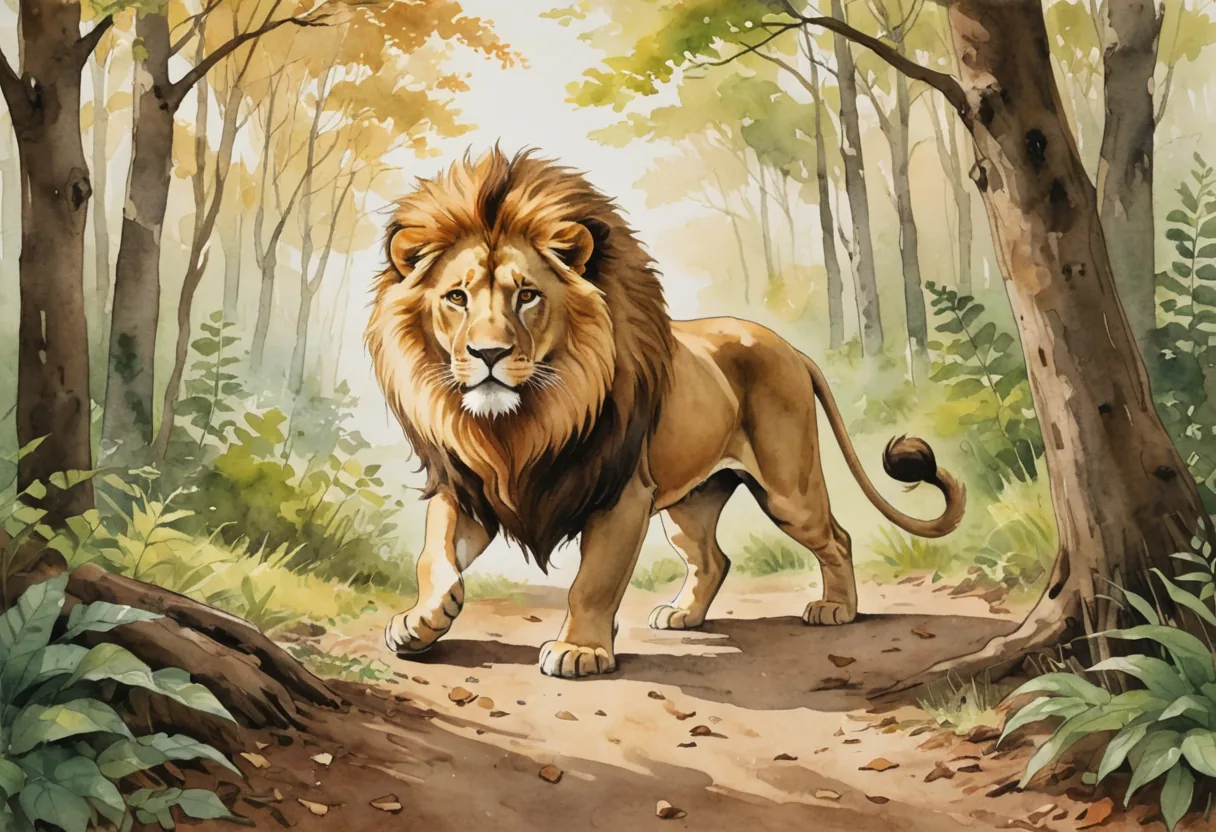 The Lion Walks Into the Trap