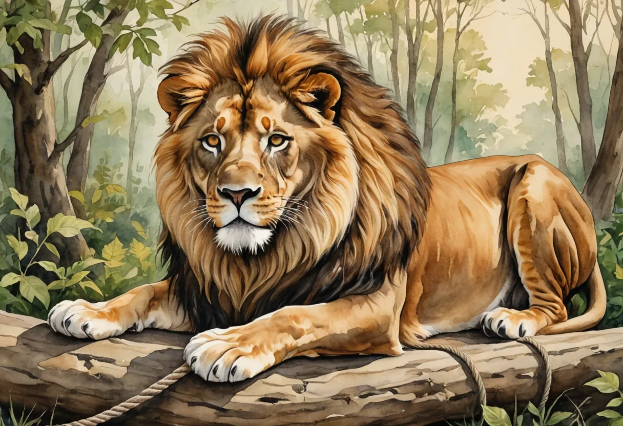 The Lion Is Trapped
