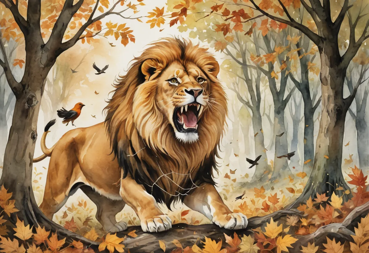 The Lion Roars for Help